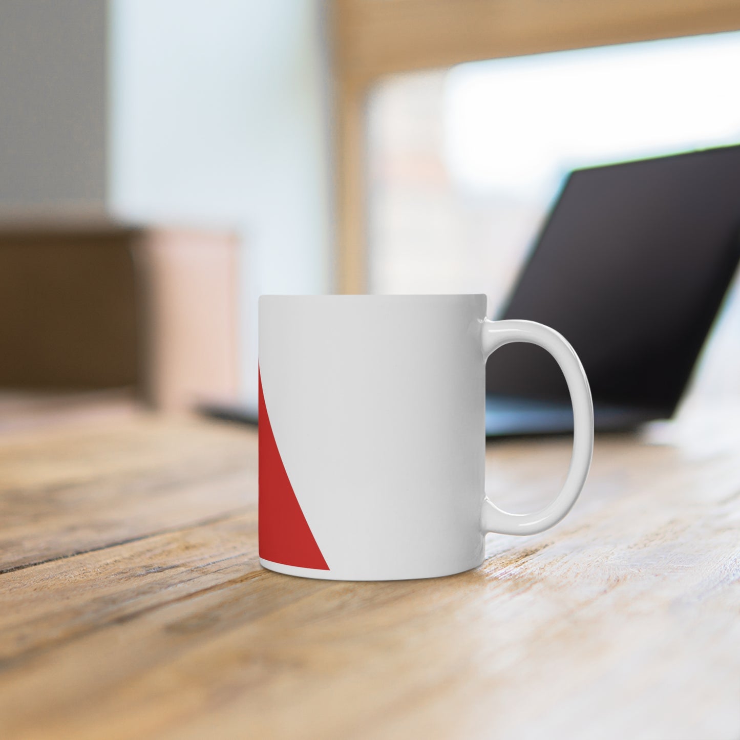 Stylish Red Ceramic Mug, Coffee Lover Gift, Modern Kitchen Decor, Unique Housewarming Present, Perfect for Tea or Coffee Enthusiasts
